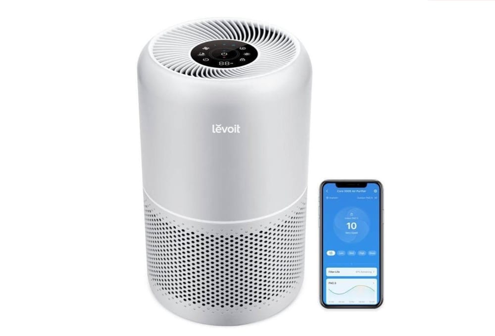 Sistema de filtragem em várias etapas num purificador compacto